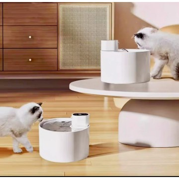 Plouffe Pet Water Fountain Ceramic Water Dispenser 2.3L
